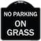 Signmission Designer Series Sign-On Grass, Black & Silver Heavy-Gauge Aluminum Sign, 18" x 18", BS-1818-23526 A-DES-BS-1818-23526 - alternate 1